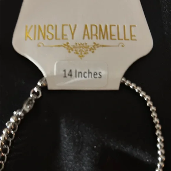 Kinsley Armelle Silver Crystal Necklace - Picture 6 of 8